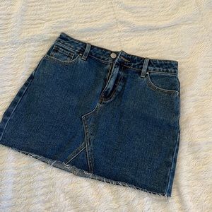 Denim skirt